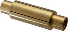 Made in USA - 7/8" Diam Through Hole Barrel Cylinder - 3" Barrel Length, Eccentric Slot - Exact Tool & Supply