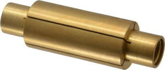 Made in USA - 15/16" Diam Through Hole Barrel Cylinder - 3" Barrel Length, Eccentric Slot - Exact Tool & Supply