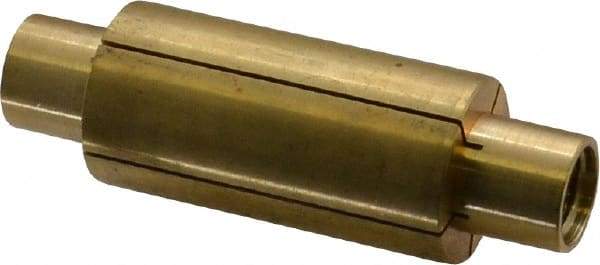 Made in USA - 1" Diam Through Hole Barrel Cylinder - 3" Barrel Length, Eccentric Slot - Exact Tool & Supply