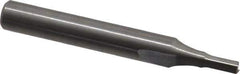 Onsrud - 1/8" Diam, 1/4" Shank Diam, 1/4" Length of Cut, 2 Flute Double Edge Straight Router Bit - 2" Overall Length, Right Hand Cut, Solid Carbide - Exact Tool & Supply