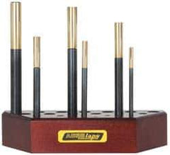 Made in USA - 6 Piece Blind Hole Lap Set - 3/16 to 1/2" Hole Diam - Exact Tool & Supply