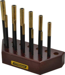 Made in USA - 11 Piece Blind Hole Lap Set - 3/16 to 1/2" Hole Diam - Exact Tool & Supply