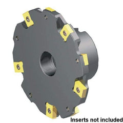 Kennametal - Shell Mount Connection, 16mm Depth of Cut, 80mm Cutter Diam, Indexable Slotting Cutter - Exact Tool & Supply