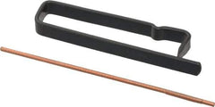 Made in USA - 3" Long x 0.079" Thick Midget Lap - 0.06" Arbor Diam, 10 Piece Set - Exact Tool & Supply