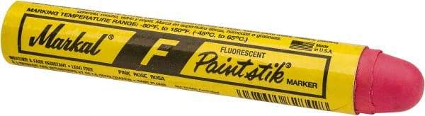 Markal - Fluorescent Pink Paint Marker - Ball Tip - Exact Tool & Supply