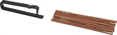 Made in USA - 3-1/4" Long x 0.104" Thick Midget Lap - 10 Piece Set - Exact Tool & Supply