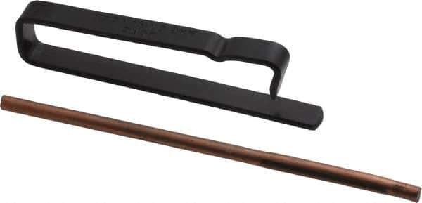 Made in USA - 3-1/4" Long x 0.155" Thick Midget Lap - 1.2" Arbor Diam, 10 Piece Set - Exact Tool & Supply