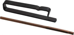 Made in USA - 3-1/4" Long x 0.155" Thick Midget Lap - 1.2" Arbor Diam, 10 Piece Set - Exact Tool & Supply