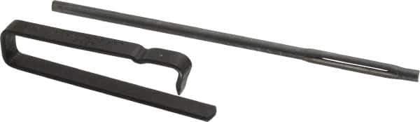 Made in USA - 4-1/4" Long x 0.17" Thick Midget Lap - 0.135" Arbor Diam, 10 Piece Set - Exact Tool & Supply