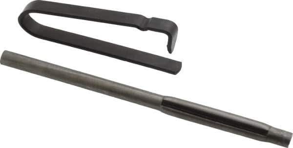 Made in USA - 4" Long x 1/4" Thick Midget Lap - 0.205" Arbor Diam, 10 Piece Set - Exact Tool & Supply