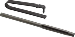 Made in USA - 4" Long x 1/4" Thick Midget Lap - 0.205" Arbor Diam, 10 Piece Set - Exact Tool & Supply