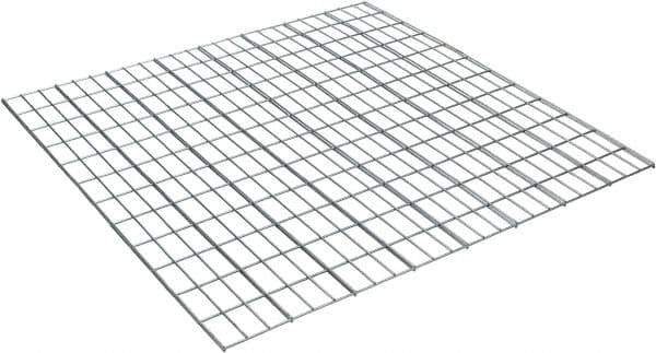 Nashville Wire - 48" Wide, Open Shelving Wire Mesh Shelving - 48" Deep, Use with Bulk Storage/Rivet Shelving - Exact Tool & Supply