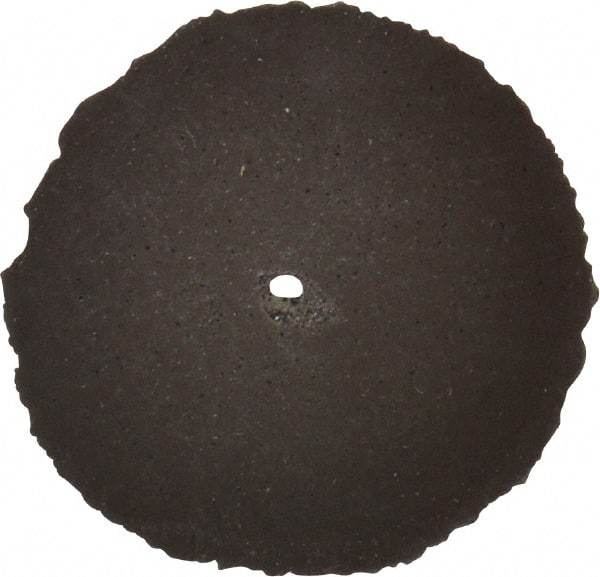 Cratex - 1" Diam x 1/16" Hole x 1/8" Thick, Surface Grinding Wheel - Silicon Carbide, Medium Grade, Rubber Bond, No Recess - Exact Tool & Supply