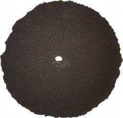 Cratex - 1" Diam x 1/16" Hole x 1/8" Thick, Surface Grinding Wheel - Silicon Carbide, Medium Grade, Rubber Bond, No Recess - Exact Tool & Supply