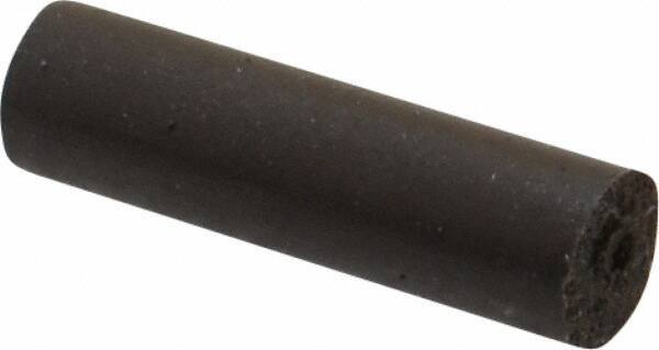 Cratex - 1/4" Max Diam x 7/8" Long, Cylinder, Rubberized Point - Medium Grade, Silicon Carbide, 1/16" Arbor Hole, Unmounted - Exact Tool & Supply