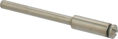Value Collection - 1/8" Shank No. 3 Abrasive Point Mandrel - 1-3/4" Length, 1/16" Hole Compatibility, for Small Wheels - Exact Tool & Supply