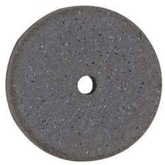 Cratex - 3" Diam x 1/4" Hole x 1/4" Thick, Surface Grinding Wheel - Silicon Carbide, Coarse Grade, 7,000 Max RPM, Rubber Bond, No Recess - Exact Tool & Supply
