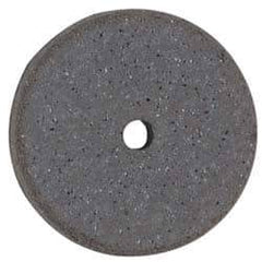 Cratex - 4" Diam x 1/2" Hole x 3/4" Thick, Surface Grinding Wheel - Silicon Carbide, Fine Grade, 5,250 Max RPM, Rubber Bond, No Recess - Exact Tool & Supply