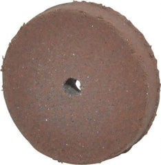 Cratex - 5/8" Diam x 1/16" Hole x 3/32" Thick, Surface Grinding Wheel - Silicon Carbide, Fine Grade, 25,000 Max RPM, Rubber Bond, No Recess - Exact Tool & Supply
