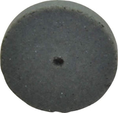 Cratex - 7/8" Diam x 1/16" Hole x 1/8" Thick, Surface Grinding Wheel - Silicon Carbide, Coarse Grade, 25,000 Max RPM, Rubber Bond, No Recess - Exact Tool & Supply