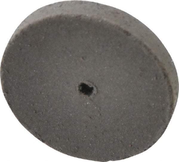 Cratex - 7/8" Diam x 1/16" Hole x 1/8" Thick, Surface Grinding Wheel - Silicon Carbide, Medium Grade, 25,000 Max RPM, Rubber Bond, No Recess - Exact Tool & Supply