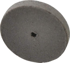 Cratex - 7/8" Diam x 1/16" Hole x 1/8" Thick, Surface Grinding Wheel - Silicon Carbide, Medium Grade, 25,000 Max RPM, Rubber Bond, No Recess - Exact Tool & Supply