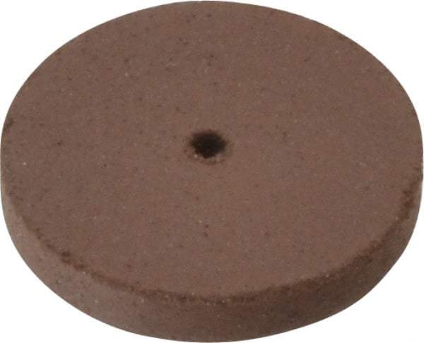 Cratex - 7/8" Diam x 1/16" Hole x 1/8" Thick, Surface Grinding Wheel - Silicon Carbide, Fine Grade, 25,000 Max RPM, Rubber Bond, No Recess - Exact Tool & Supply