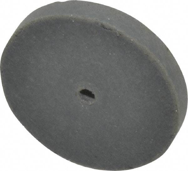 Cratex - 7/8" Diam x 1/16" Hole x 1/8" Thick, Surface Grinding Wheel - Silicon Carbide, Extra Fine Grade, 25,000 Max RPM, Rubber Bond, No Recess - Exact Tool & Supply