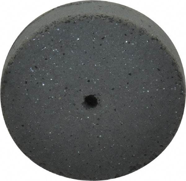 Cratex - 1" Diam x 1/16" Hole x 3/16" Thick, Surface Grinding Wheel - Silicon Carbide, Coarse Grade, 25,000 Max RPM, Rubber Bond, No Recess - Exact Tool & Supply