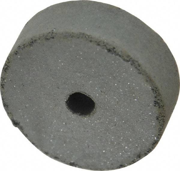 Cratex - 1-1/2" Diam x 1/4" Hole x 1/2" Thick, Surface Grinding Wheel - Silicon Carbide, Coarse Grade, 15,000 Max RPM, Rubber Bond, No Recess - Exact Tool & Supply