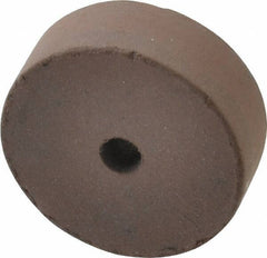 Cratex - 1-1/2" Diam x 1/4" Hole x 1/2" Thick, Surface Grinding Wheel - Silicon Carbide, Fine Grade, 15,000 Max RPM, Rubber Bond, No Recess - Exact Tool & Supply