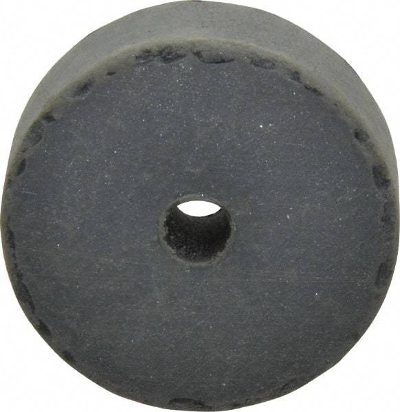 Cratex - 1-1/2" Diam x 1/4" Hole x 1/2" Thick, Surface Grinding Wheel - Silicon Carbide, Extra Fine Grade, 15,000 Max RPM, Rubber Bond, No Recess - Exact Tool & Supply