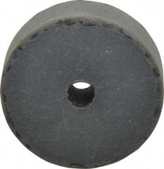 Cratex - 1-1/2" Diam x 1/4" Hole x 1/2" Thick, Surface Grinding Wheel - Silicon Carbide, Extra Fine Grade, 15,000 Max RPM, Rubber Bond, No Recess - Exact Tool & Supply