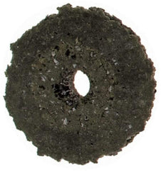 Cratex - 3/8" Diam x 1/16" Hole x 3/32" Thick, Surface Grinding Wheel - Silicon Carbide, Coarse Grade, Rubber Bond, No Recess - Exact Tool & Supply