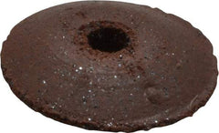 Cratex - 3/8" Diam x 1/16" Hole x 3/32" Thick, Surface Grinding Wheel - Silicon Carbide, Fine Grade, Rubber Bond, No Recess - Exact Tool & Supply