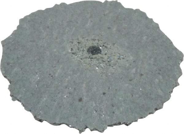 Cratex - 5/8" Diam x 1/16" Hole x 3/32" Thick, Surface Grinding Wheel - Silicon Carbide, Coarse Grade, Rubber Bond, No Recess - Exact Tool & Supply