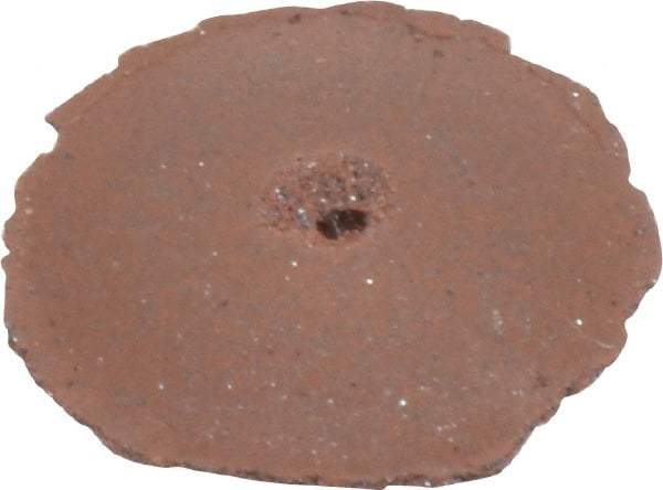 Cratex - 5/8" Diam x 1/16" Hole x 3/32" Thick, Surface Grinding Wheel - Silicon Carbide, Fine Grade, Rubber Bond, No Recess - Exact Tool & Supply