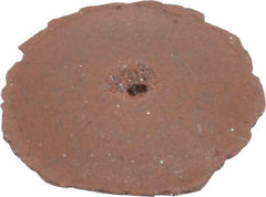 Cratex - 5/8" Diam x 1/16" Hole x 3/32" Thick, Surface Grinding Wheel - Silicon Carbide, Fine Grade, Rubber Bond, No Recess - Exact Tool & Supply