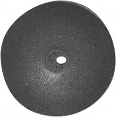 Cratex - 5/8" Diam x 1/16" Hole x 3/32" Thick, Surface Grinding Wheel - Silicon Carbide, Extra Fine Grade, 25,000 Max RPM, Rubber Bond, No Recess - Exact Tool & Supply