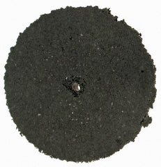 Cratex - 1" Diam x 1/16" Hole x 1/8" Thick, Surface Grinding Wheel - Silicon Carbide, Coarse Grade, Rubber Bond, No Recess - Exact Tool & Supply