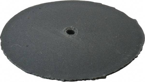Cratex - 1" Diam x 1/16" Hole x 1/8" Thick, Surface Grinding Wheel - Silicon Carbide, Extra Fine Grade, Rubber Bond, No Recess - Exact Tool & Supply