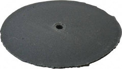 Cratex - 1" Diam x 1/16" Hole x 1/8" Thick, Surface Grinding Wheel - Silicon Carbide, Extra Fine Grade, Rubber Bond, No Recess - Exact Tool & Supply
