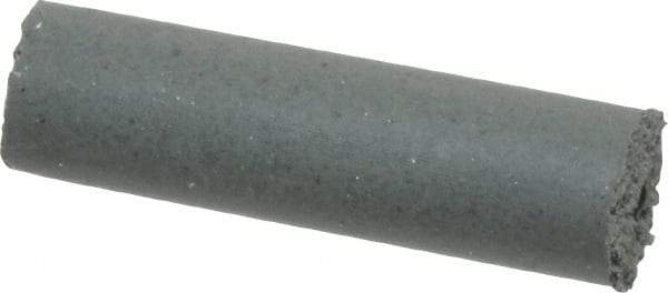 Cratex - 1/4" Max Diam x 7/8" Long, Cylinder, Rubberized Point - Coarse Grade, Silicon Carbide, 1/16" Arbor Hole, Unmounted - Exact Tool & Supply