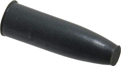 Cratex - 9/32" Max Diam x 1" Long, Cone, Rubberized Point - Very Fine Grade, Silicon Carbide, 1/16" Arbor Hole, Unmounted - Exact Tool & Supply