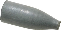 Cratex - 3/8" Max Diam x 1" Long, Cone, Rubberized Point - Coarse Grade, Silicon Carbide, 1/8" Arbor Hole, Unmounted - Exact Tool & Supply