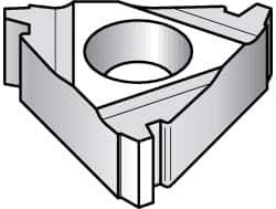 Kennametal - 16NR Internal Right Hand 10 Acme Laydown Threading Insert - Grade KC5025, TiAlN Coated Carbide, 9.53mm Inscribed Circle - Exact Tool & Supply