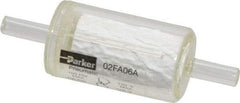 Parker - 1/4" Port, Coalescing Filter - 100 Max psi, 3.28" High - Exact Tool & Supply