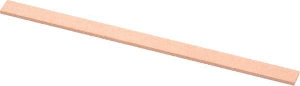 Made in USA - 320 Grit Aluminum Oxide Rectangular Polishing Stone - Extra Fine Grade, 1/4" Wide x 4" Long x 1/16" Thick - Exact Tool & Supply
