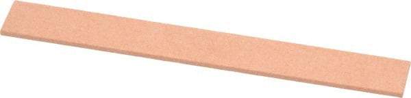 Made in USA - 180 Grit Aluminum Oxide Rectangular Polishing Stone - Very Fine Grade, 1/2" Wide x 4" Long x 1/16" Thick - Exact Tool & Supply