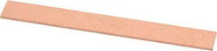 Made in USA - 180 Grit Aluminum Oxide Rectangular Polishing Stone - Very Fine Grade, 1/2" Wide x 4" Long x 1/16" Thick - Exact Tool & Supply